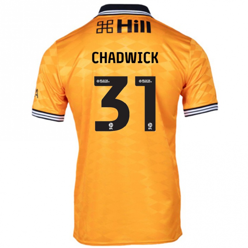 Enfant Football Maillot Louis Chadwick #31 Orange Tenues Domicile 2024/25