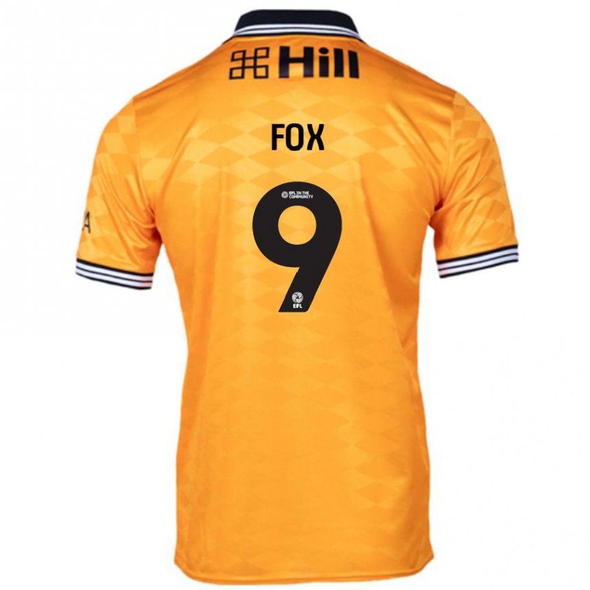 Enfant Football Maillot Ruth Fox #9 Orange Tenues Domicile 2024/25