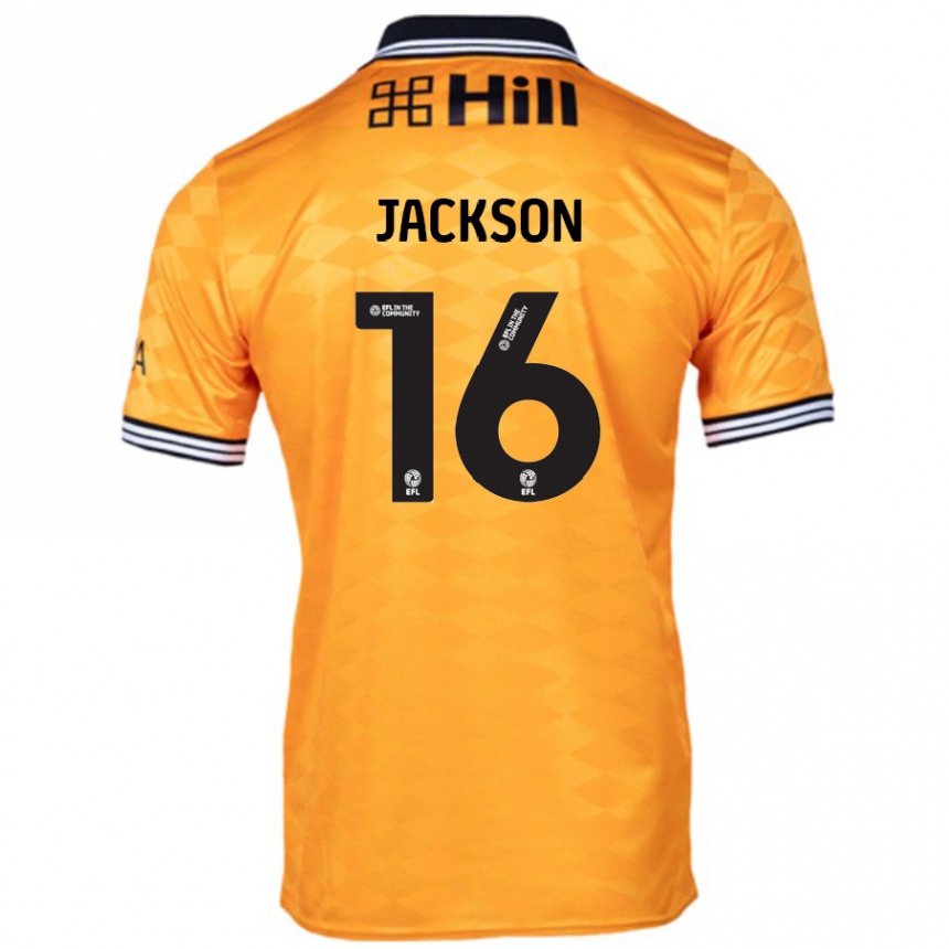 Enfant Football Maillot Abbie Jackson #16 Orange Tenues Domicile 2024/25