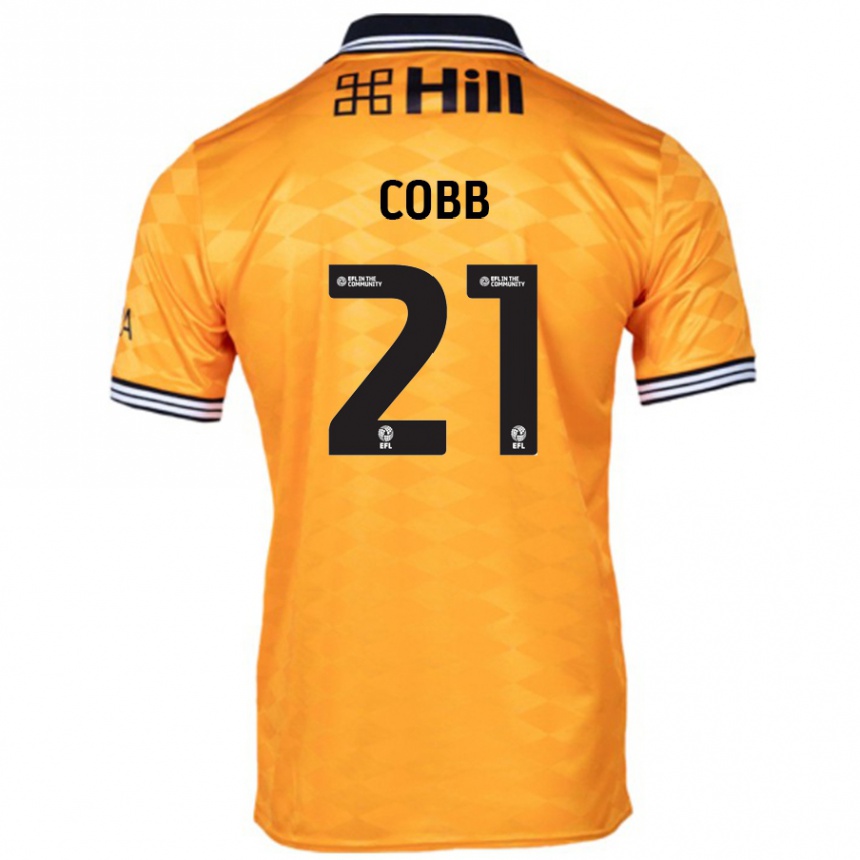 Enfant Football Maillot Serena Cobb #21 Orange Tenues Domicile 2024/25