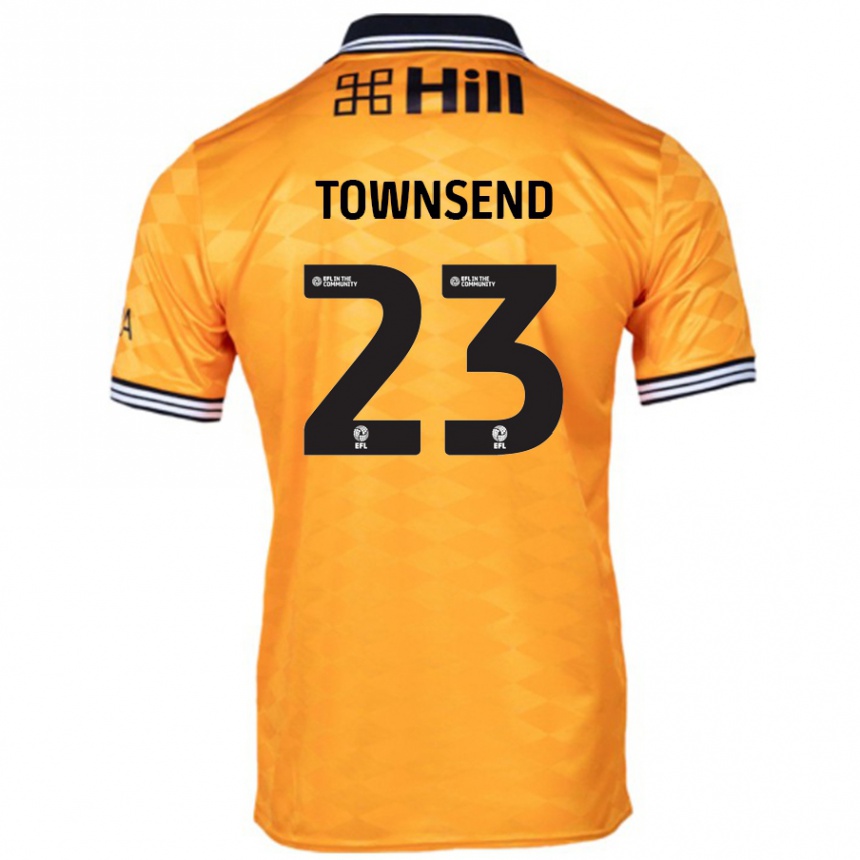 Enfant Football Maillot Eleanor Townsend #23 Orange Tenues Domicile 2024/25