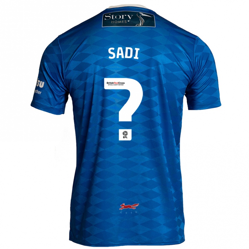 Enfant Football Maillot Dominic Sadi #0 Bleu Tenues Domicile 2024/25