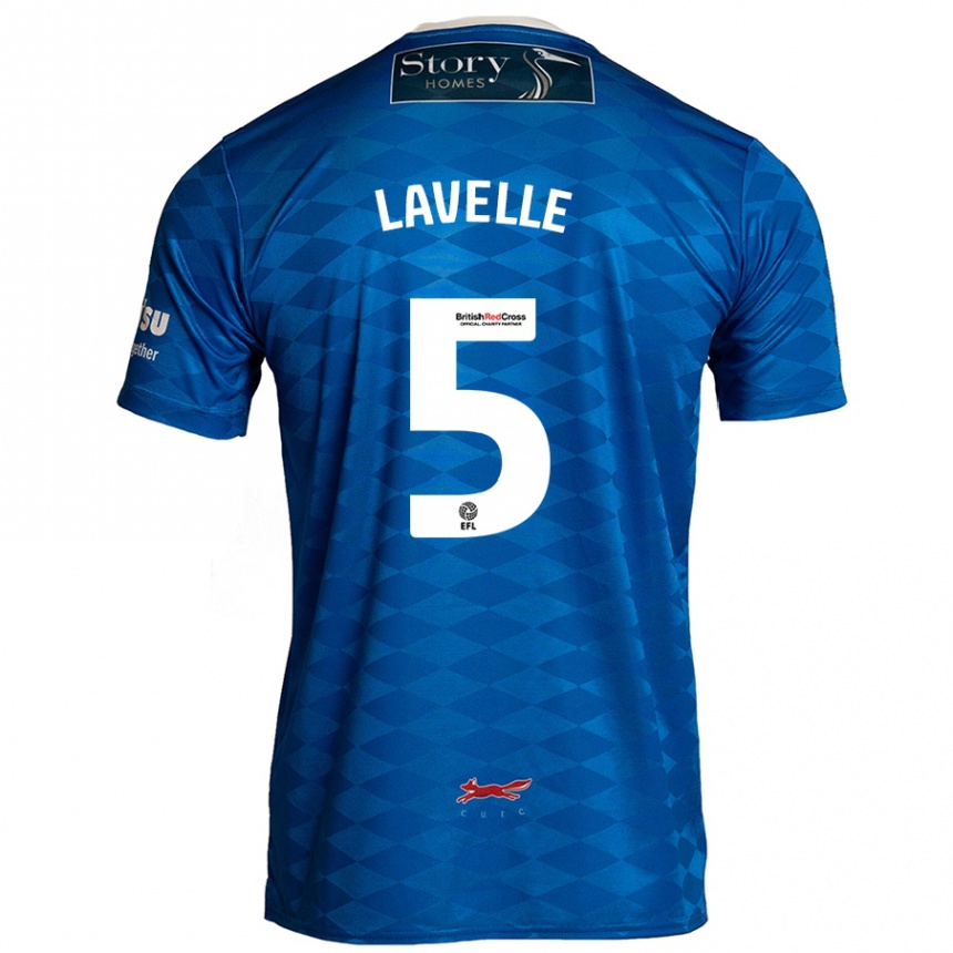 Enfant Football Maillot Sam Lavelle #5 Bleu Tenues Domicile 2024/25