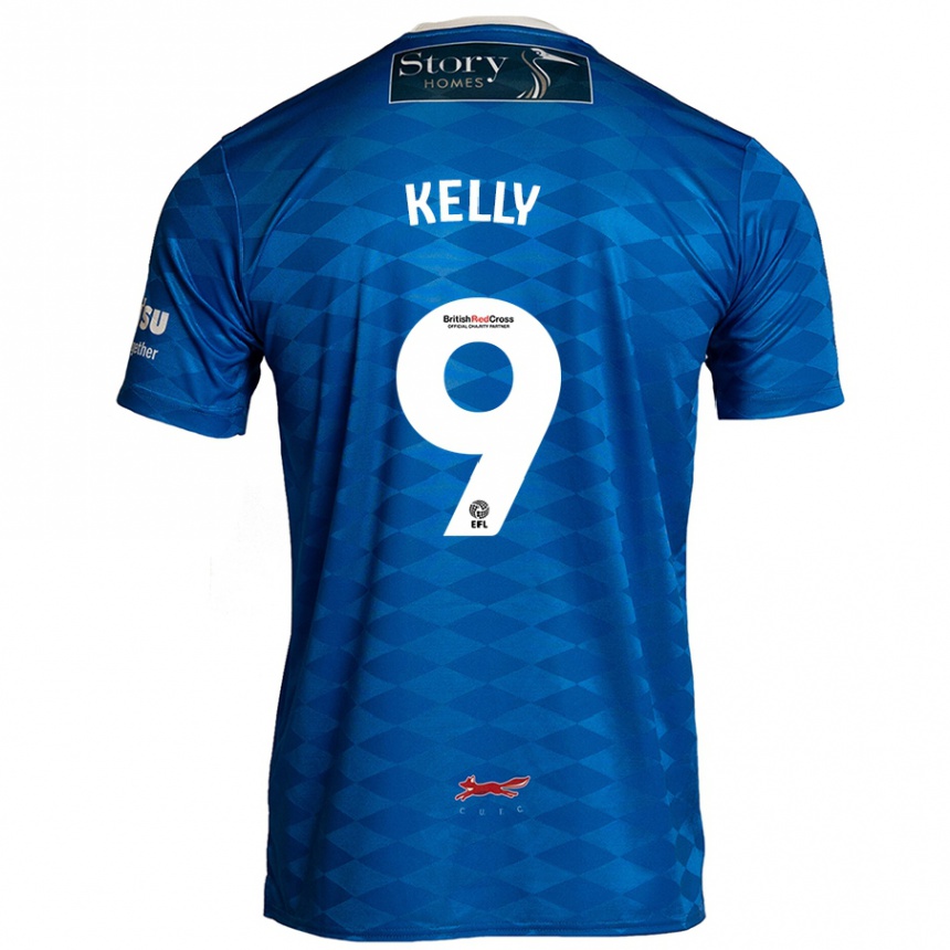 Enfant Football Maillot Georgie Kelly #9 Bleu Tenues Domicile 2024/25