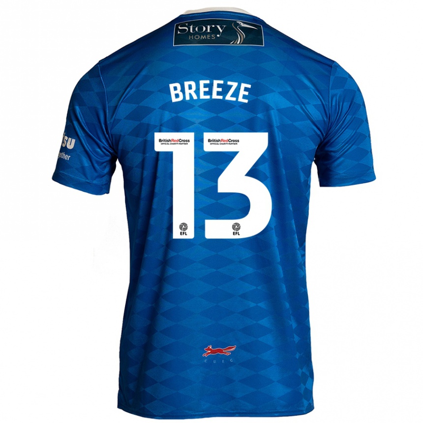 Enfant Football Maillot Gabriel Breeze #13 Bleu Tenues Domicile 2024/25