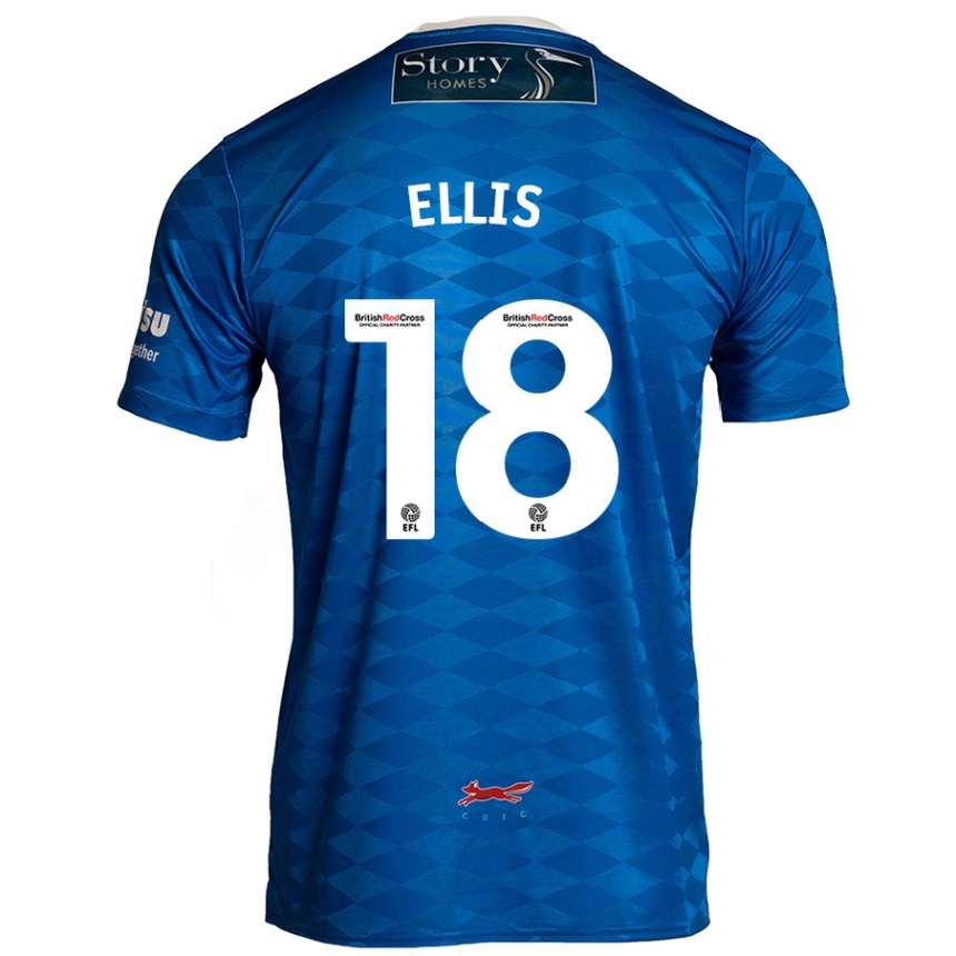 Enfant Football Maillot Jack Ellis #18 Bleu Tenues Domicile 2024/25