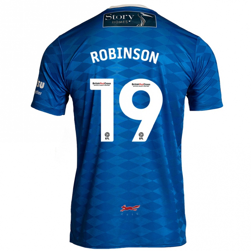 Enfant Football Maillot Jack Robinson #19 Bleu Tenues Domicile 2024/25