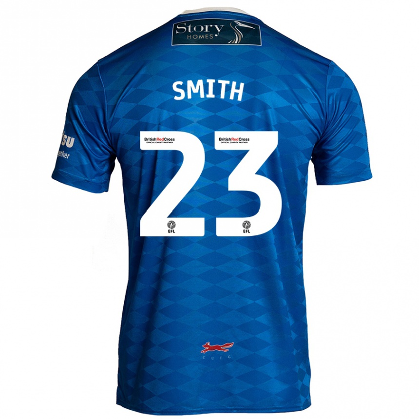 Enfant Football Maillot Jude Smith #23 Bleu Tenues Domicile 2024/25