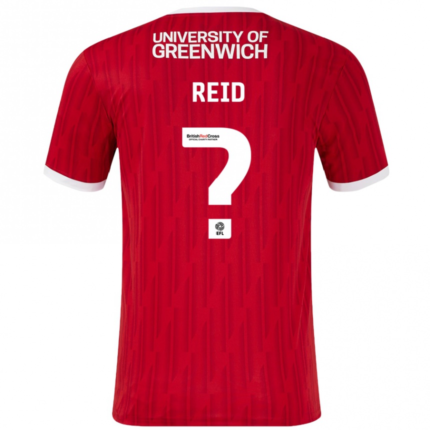 Enfant Football Maillot Reuben Reid #0 Rouge Blanc Tenues Domicile 2024/25