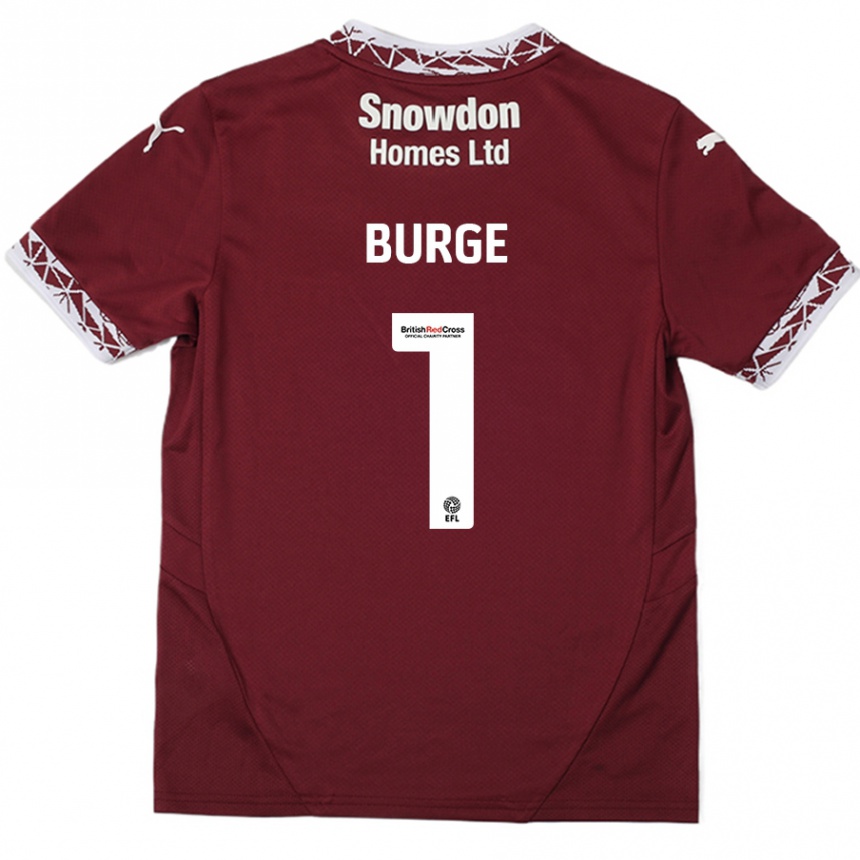 Enfant Football Maillot Lee Burge #1 Bordeaux Tenues Domicile 2024/25