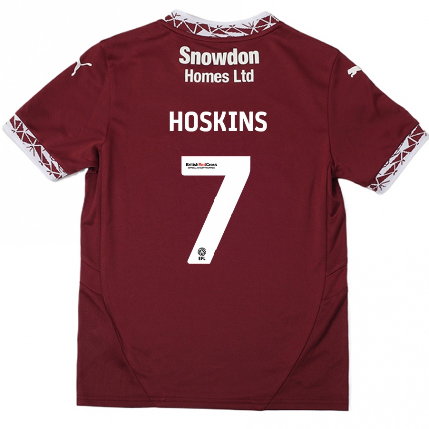 Enfant Football Maillot Sam Hoskins #7 Bordeaux Tenues Domicile 2024/25