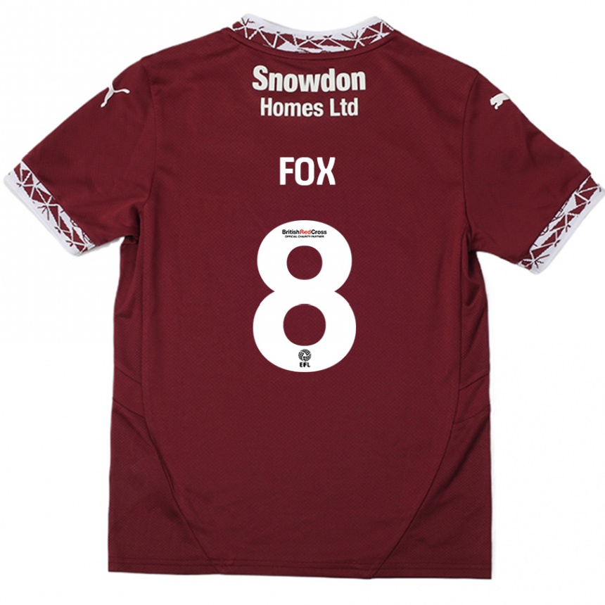 Enfant Football Maillot Ben Fox #8 Bordeaux Tenues Domicile 2024/25