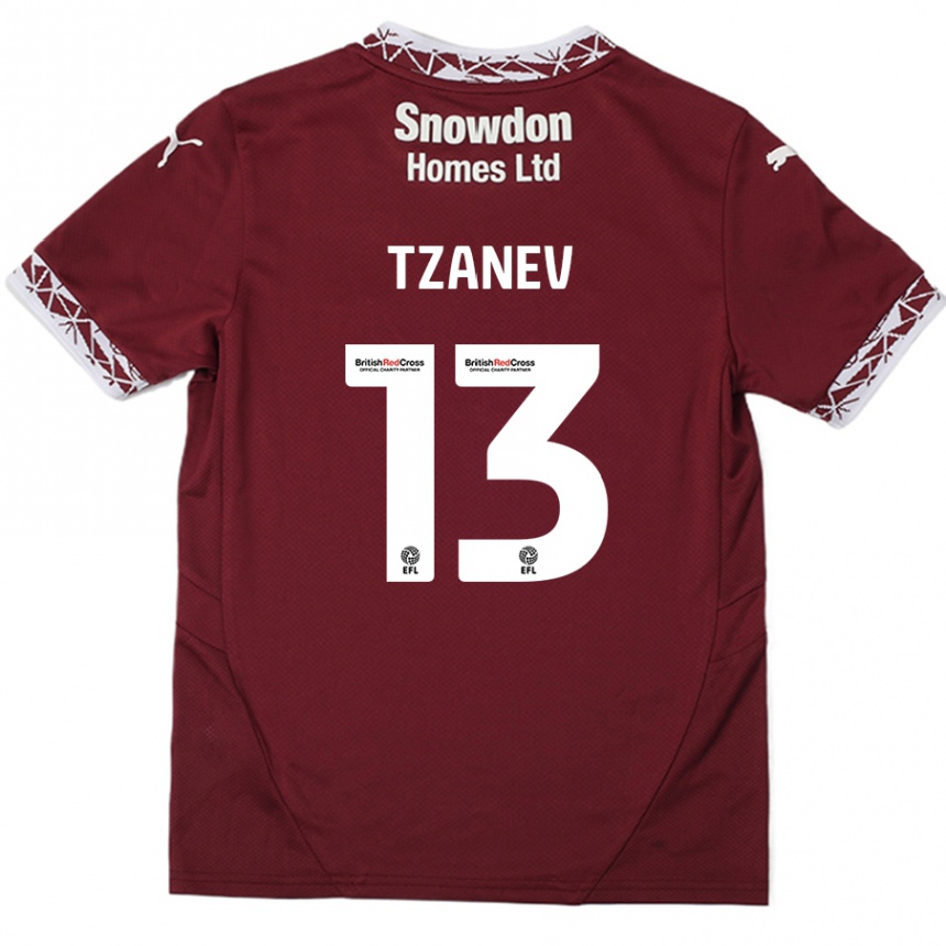 Enfant Football Maillot Nik Tzanev #13 Bordeaux Tenues Domicile 2024/25