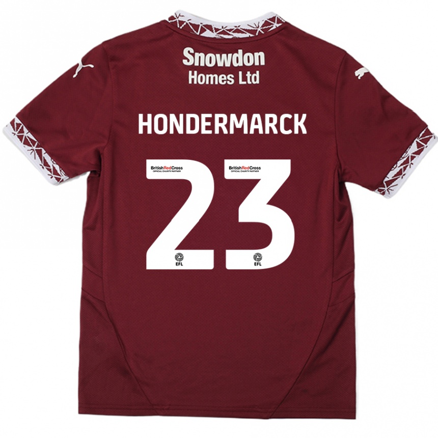 Enfant Football Maillot William Hondermarck #23 Bordeaux Tenues Domicile 2024/25