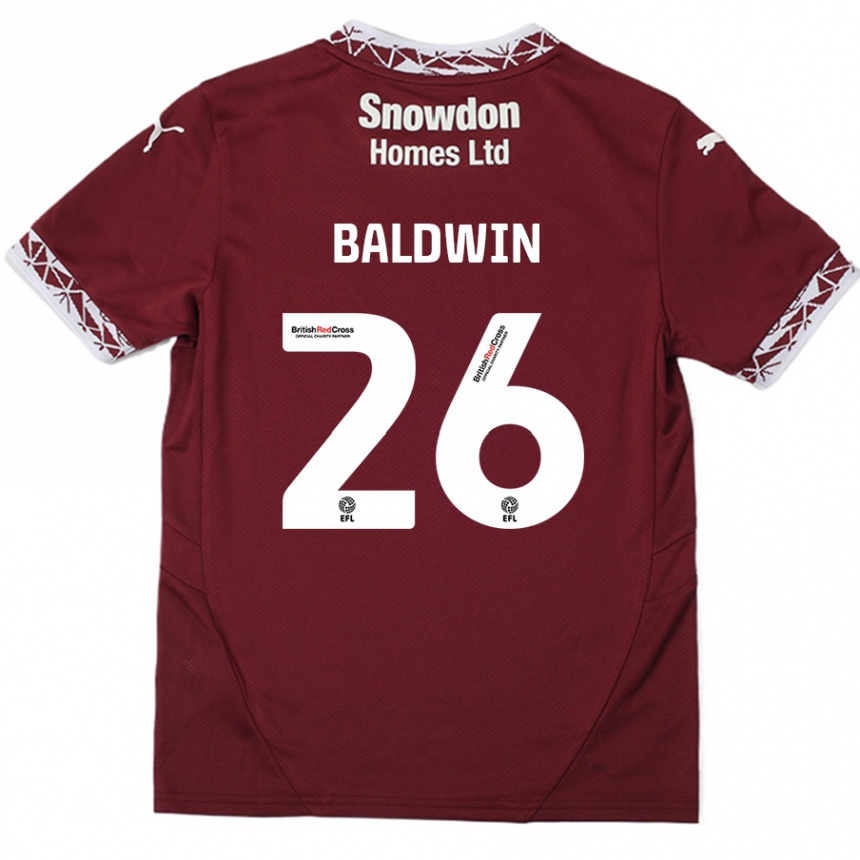 Enfant Football Maillot Jack Baldwin #26 Bordeaux Tenues Domicile 2024/25