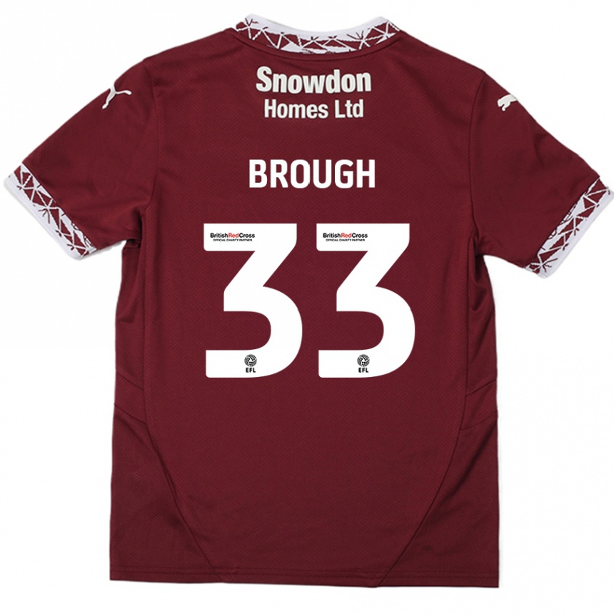 Enfant Football Maillot Patrick Brough #33 Bordeaux Tenues Domicile 2024/25