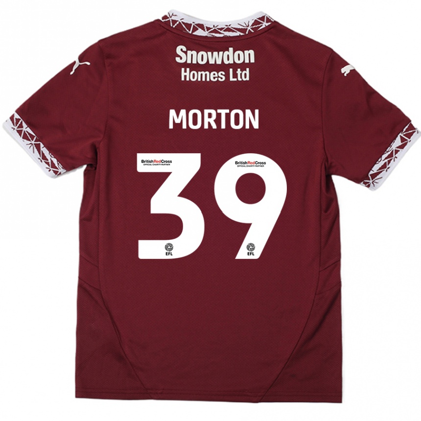 Enfant Football Maillot Callum Morton #39 Bordeaux Tenues Domicile 2024/25