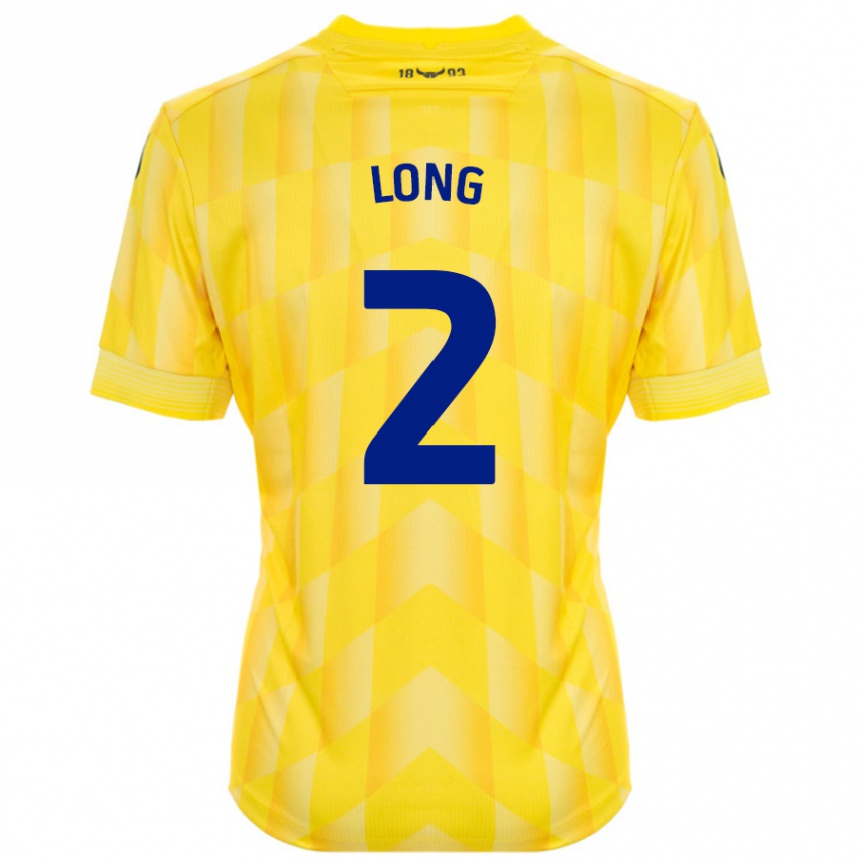 Enfant Football Maillot Sam Long #2 Jaune Tenues Domicile 2024/25