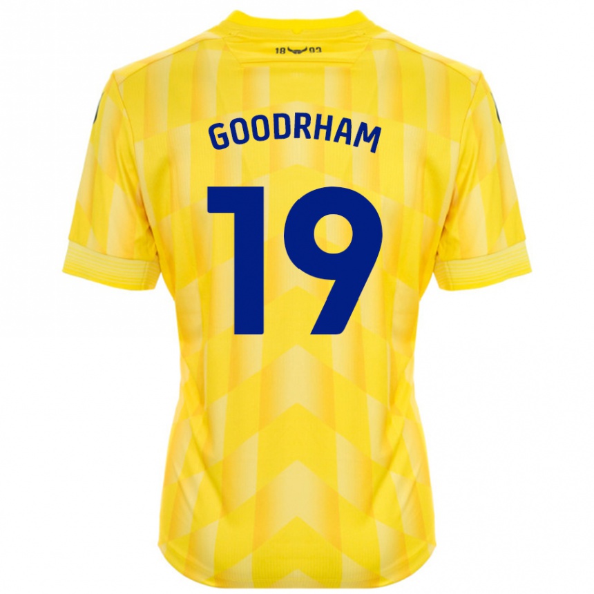 Enfant Football Maillot Tyler Goodrham #19 Jaune Tenues Domicile 2024/25