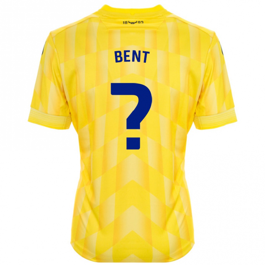 Enfant Football Maillot Stephaney Bent #0 Jaune Tenues Domicile 2024/25