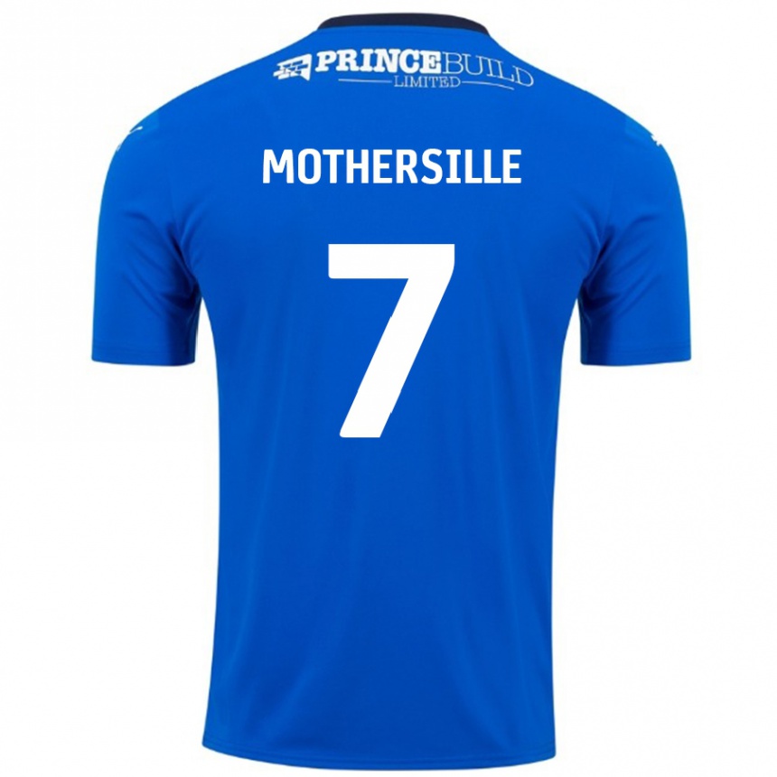 Enfant Football Maillot Malik Mothersille #7 Bleu Blanc Tenues Domicile 2024/25