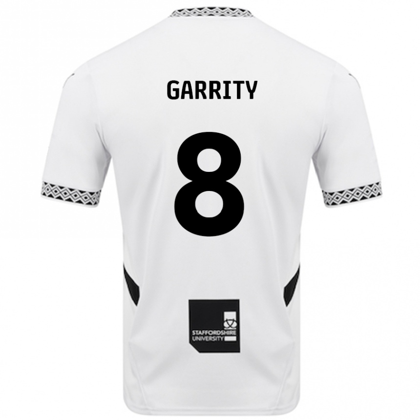 Enfant Football Maillot Ben Garrity #8 Blanc Tenues Domicile 2024/25