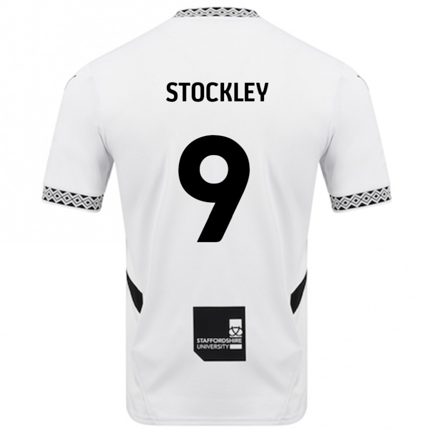 Enfant Football Maillot Jayden Stockley #9 Blanc Tenues Domicile 2024/25