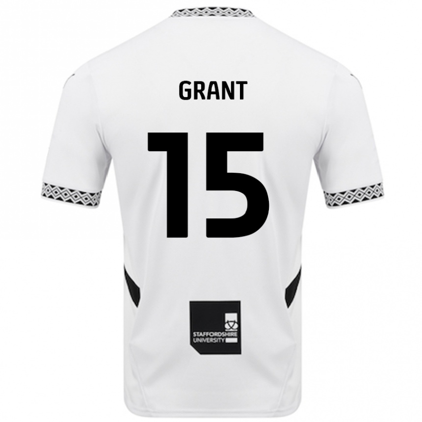 Enfant Football Maillot Conor Grant #15 Blanc Tenues Domicile 2024/25