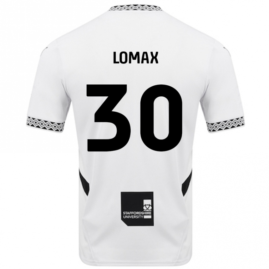 Enfant Football Maillot Ben Lomax #30 Blanc Tenues Domicile 2024/25