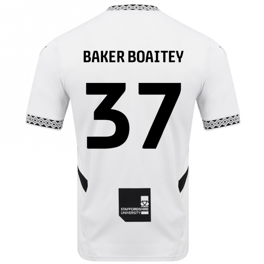 Enfant Football Maillot Benicio Baker-Boaitey #37 Blanc Tenues Domicile 2024/25