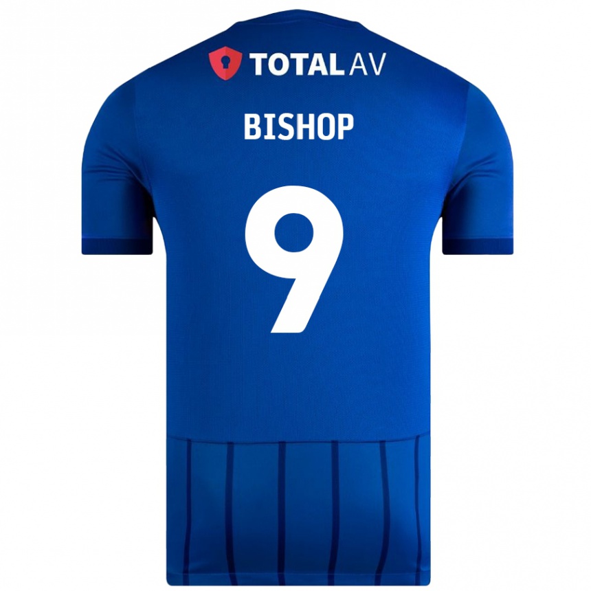 Enfant Football Maillot Colby Bishop #9 Bleu Tenues Domicile 2024/25