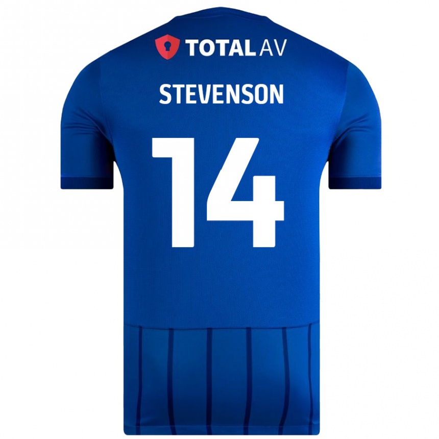 Enfant Football Maillot Ben Stevenson #14 Bleu Tenues Domicile 2024/25