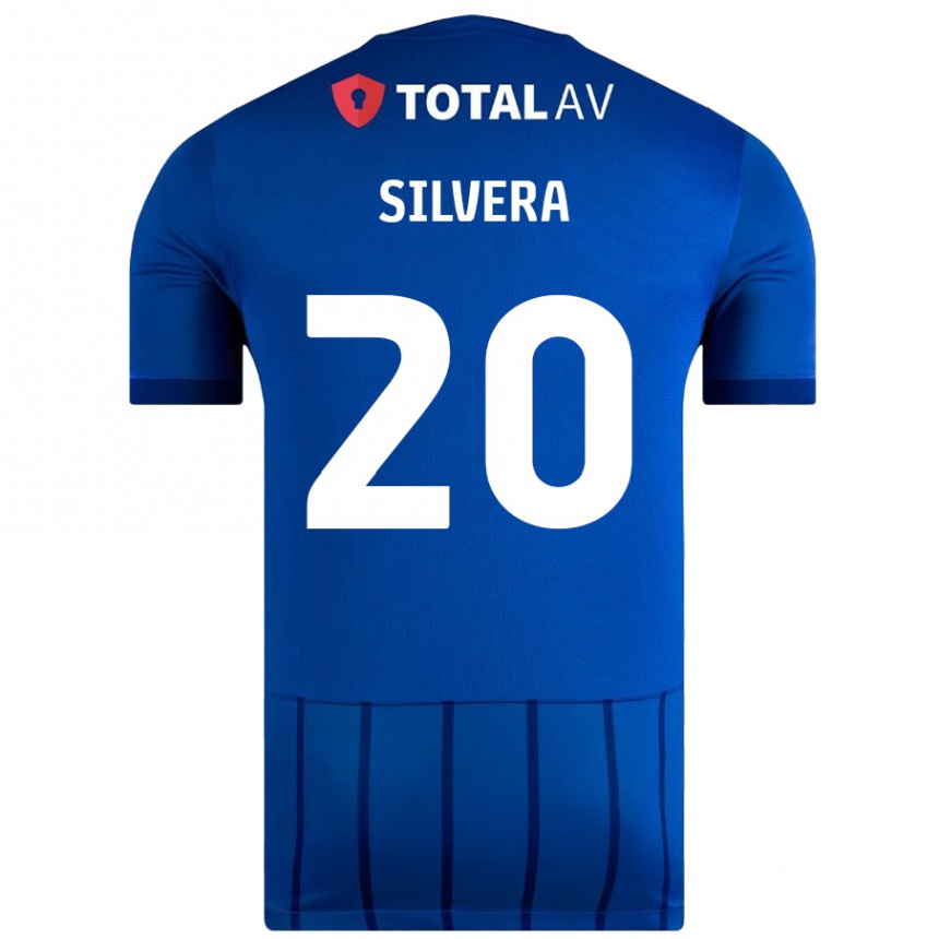 Enfant Football Maillot Sam Silvera #20 Bleu Tenues Domicile 2024/25