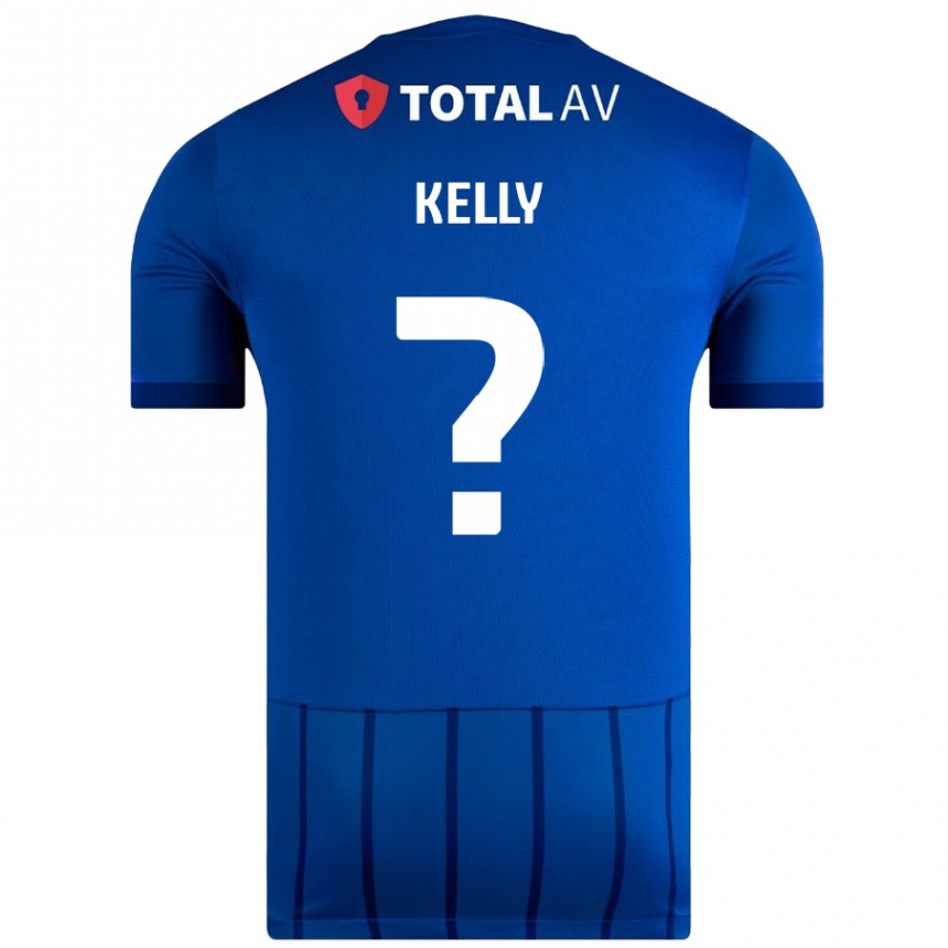 Enfant Football Maillot Liam Kelly #0 Bleu Tenues Domicile 2024/25