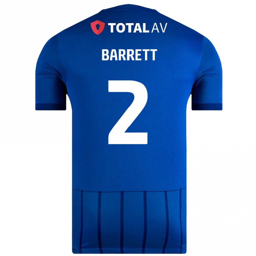 Enfant Football Maillot Nicole Barrett #2 Bleu Tenues Domicile 2024/25