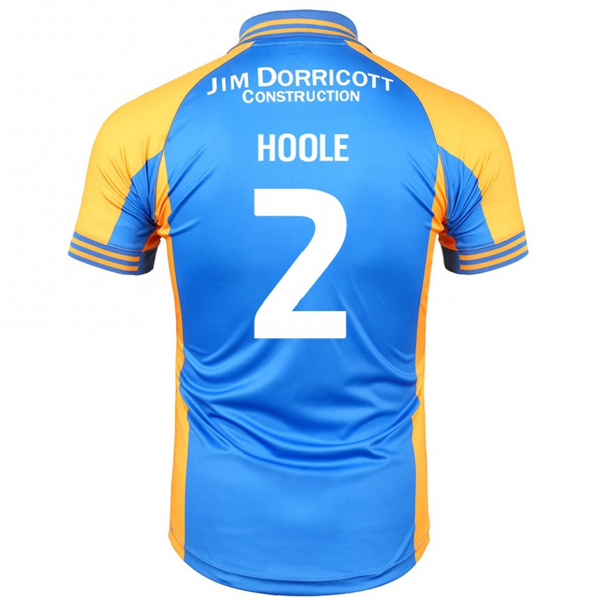 Enfant Football Maillot Luca Hoole #2 Bleu Ambre Tenues Domicile 2024/25