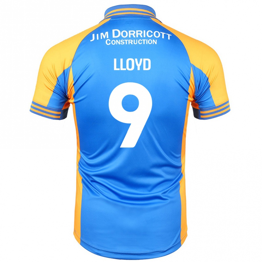 Enfant Football Maillot George Lloyd #9 Bleu Ambre Tenues Domicile 2024/25