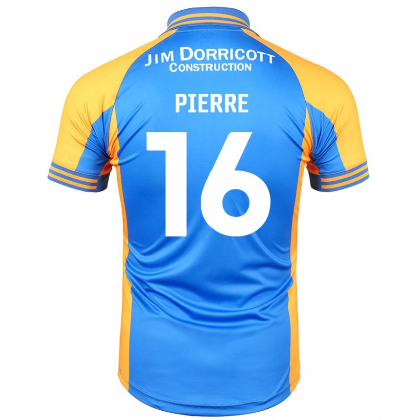 Enfant Football Maillot Aaron Pierre #16 Bleu Ambre Tenues Domicile 2024/25