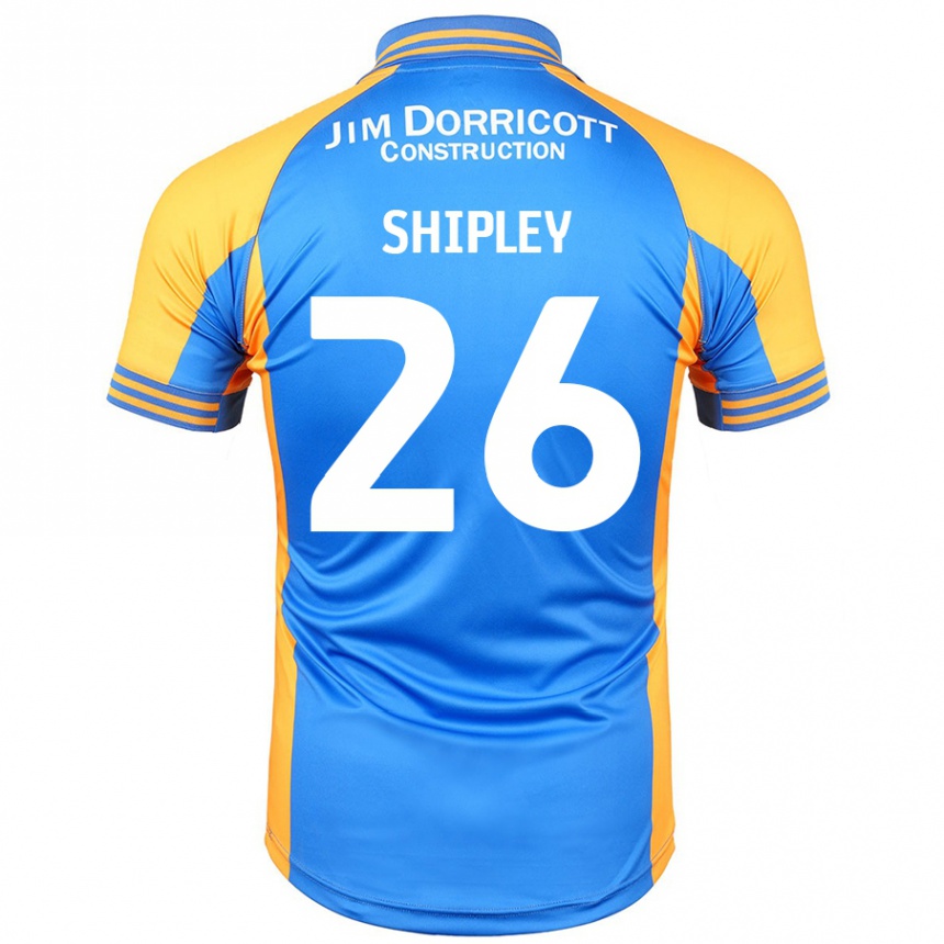 Enfant Football Maillot Jordan Shipley #26 Bleu Ambre Tenues Domicile 2024/25