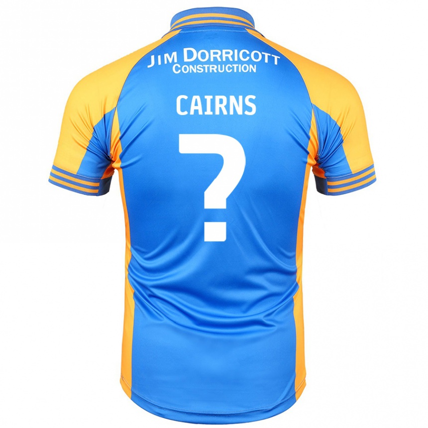 Enfant Football Maillot Karsten Cairns #0 Bleu Ambre Tenues Domicile 2024/25