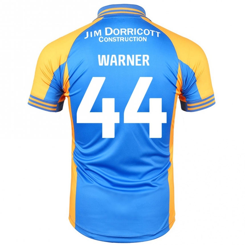 Enfant Football Maillot James Warner #44 Bleu Ambre Tenues Domicile 2024/25