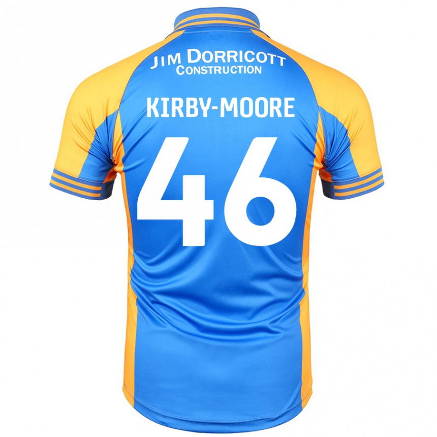 Enfant Football Maillot Harvey Kirby-Moore #46 Bleu Ambre Tenues Domicile 2024/25