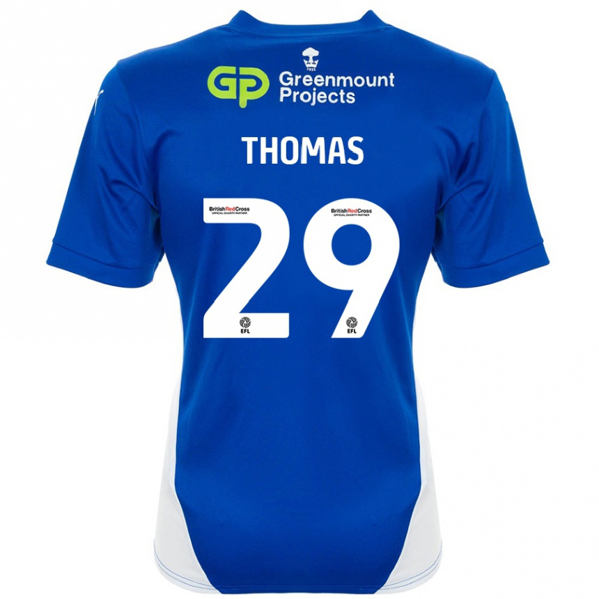 Enfant Football Maillot Silko Thomas #29 Bleu Blanc Tenues Domicile 2024/25