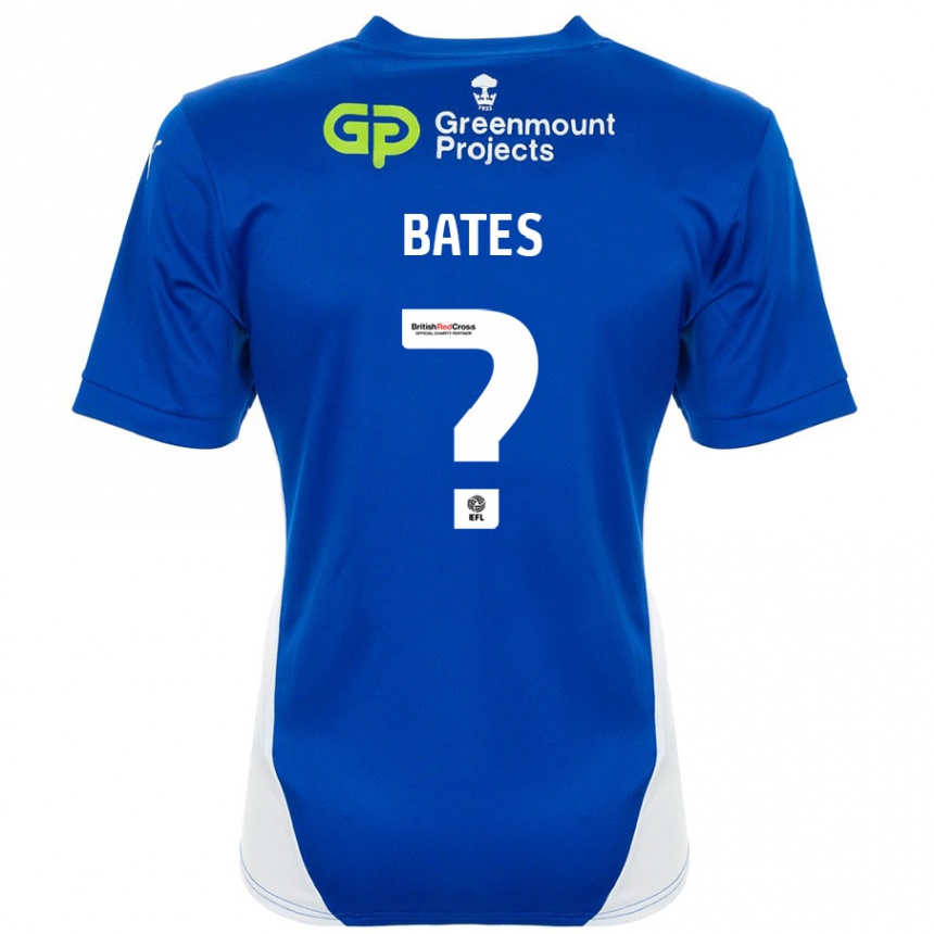 Enfant Football Maillot Jack Bates #0 Bleu Blanc Tenues Domicile 2024/25