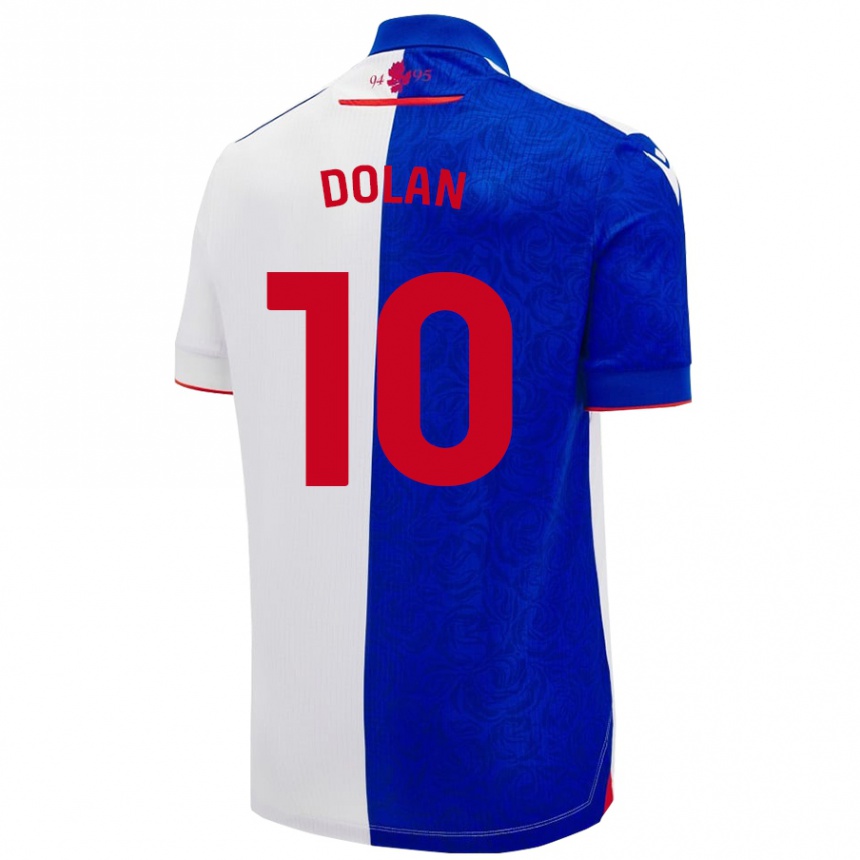 Enfant Football Maillot Tyrhys Dolan #10 Bleu Ciel Blanc Tenues Domicile 2024/25