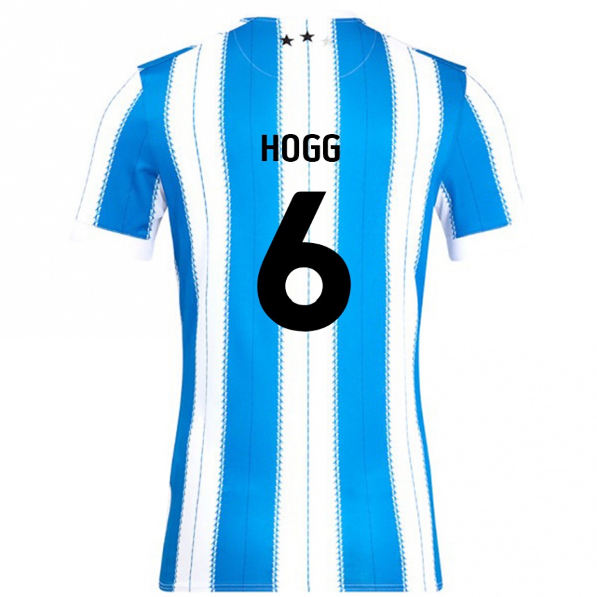 Enfant Football Maillot Jonathan Hogg #6 Bleu Blanc Tenues Domicile 2024/25