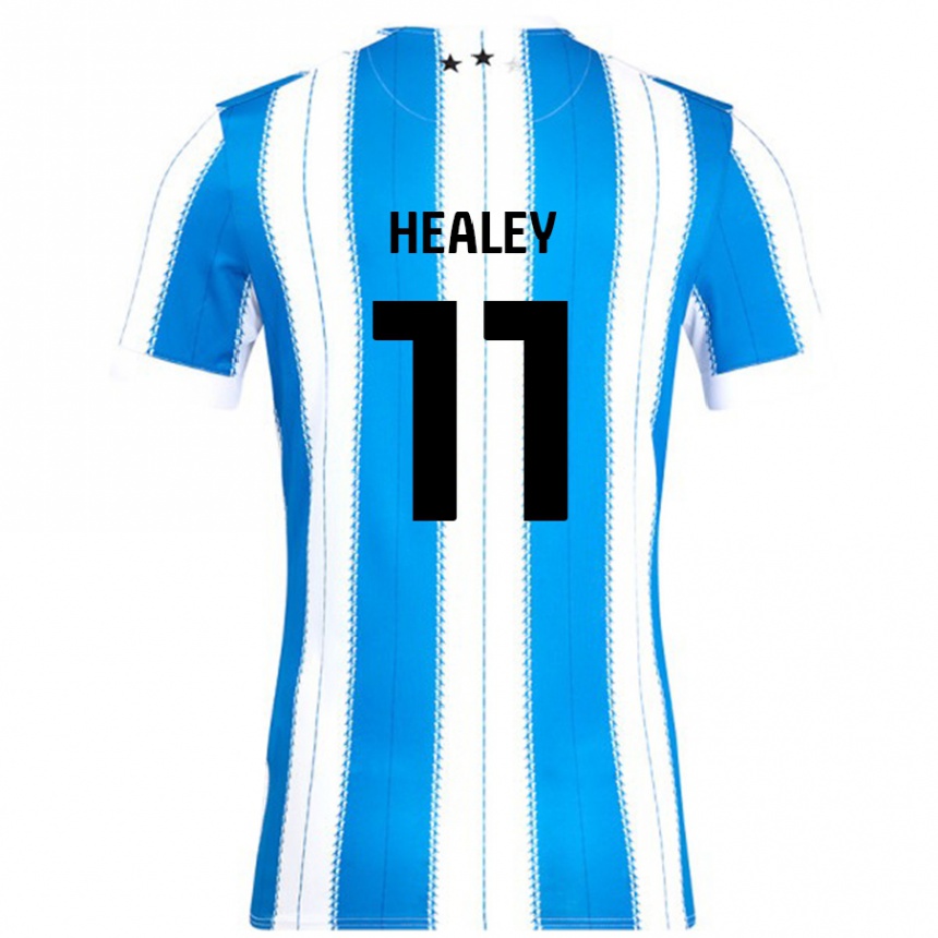 Enfant Football Maillot Rhys Healey #11 Bleu Blanc Tenues Domicile 2024/25