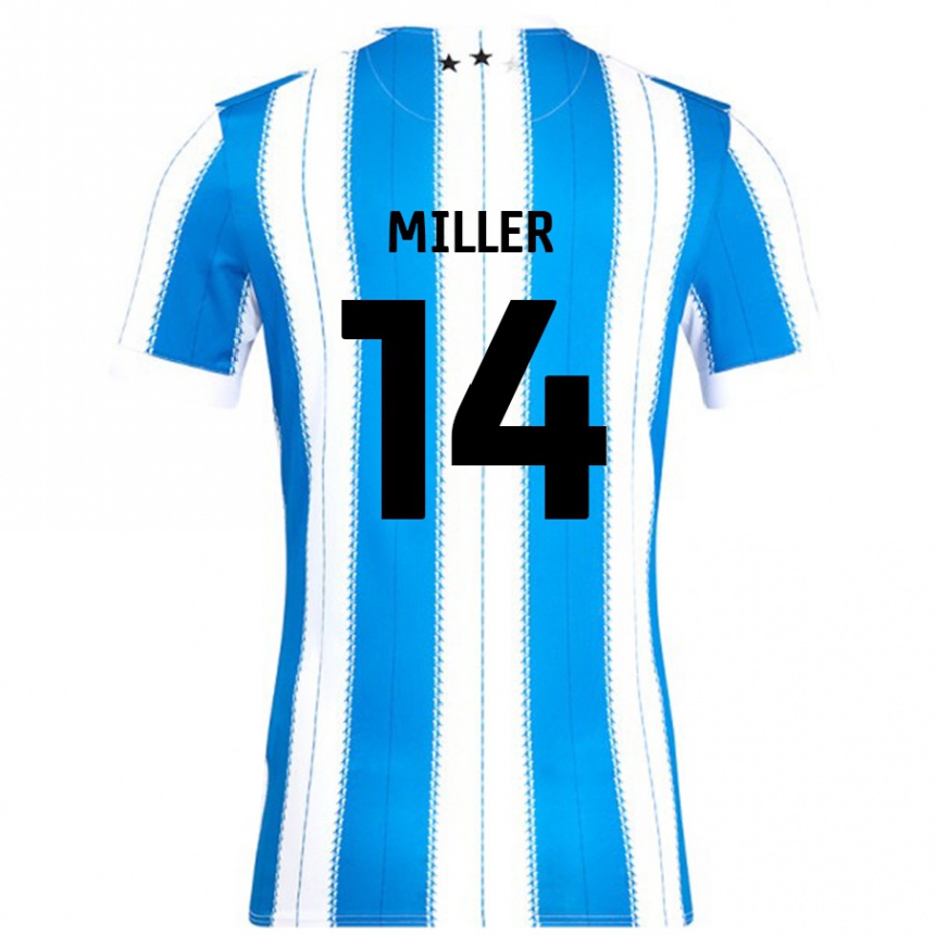 Enfant Football Maillot Mickel Miller #14 Bleu Blanc Tenues Domicile 2024/25