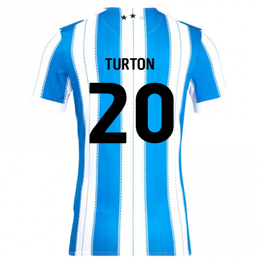 Enfant Football Maillot Ollie Turton #20 Bleu Blanc Tenues Domicile 2024/25