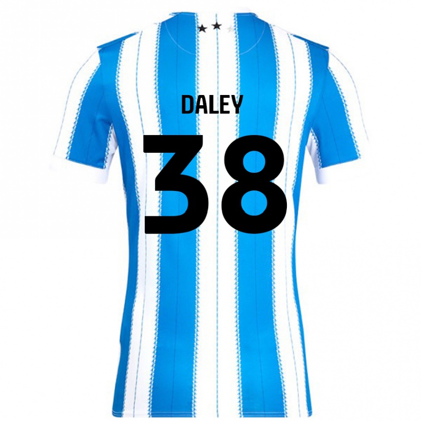 Enfant Football Maillot Luke Daley #38 Bleu Blanc Tenues Domicile 2024/25